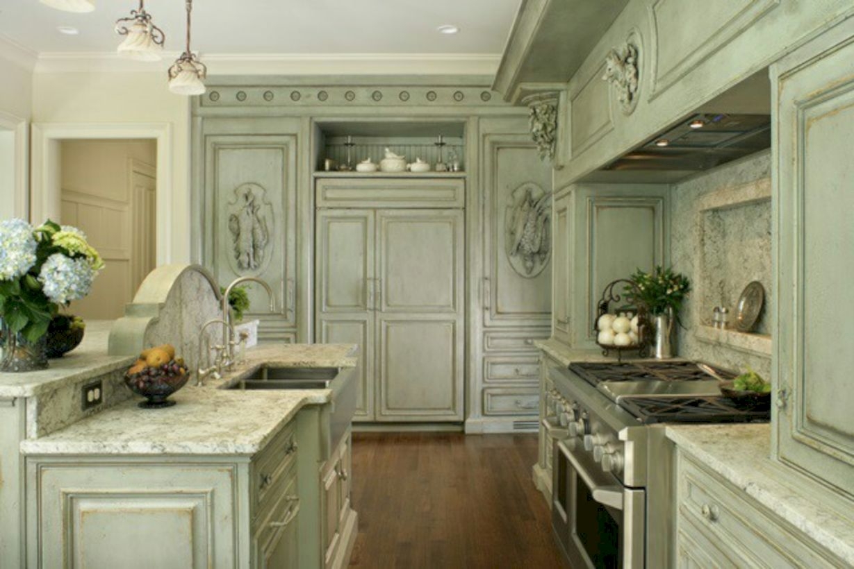 Charming custom kitchens cabinets designs 12