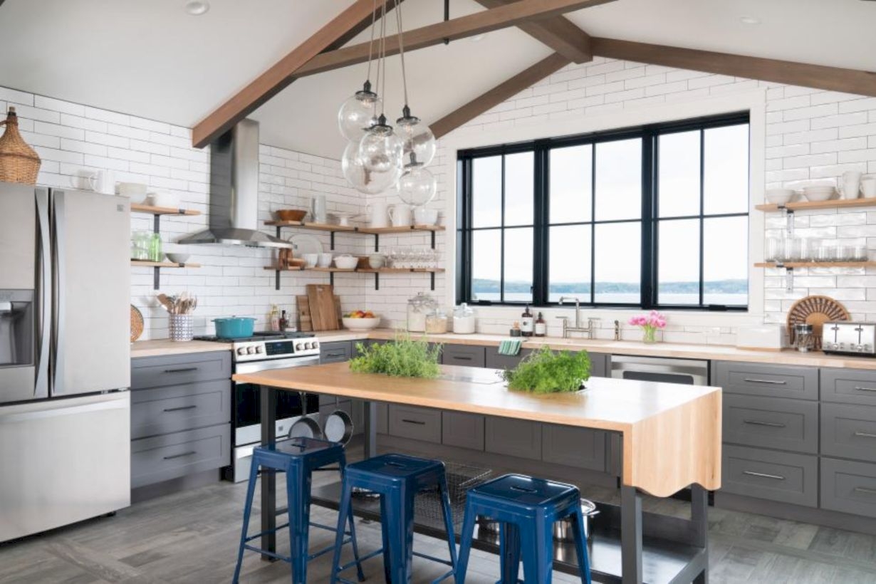 Charming custom kitchens cabinets designs 13