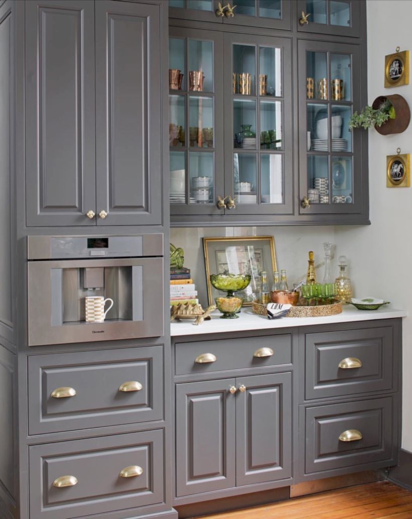 Charming custom kitchens cabinets designs 17