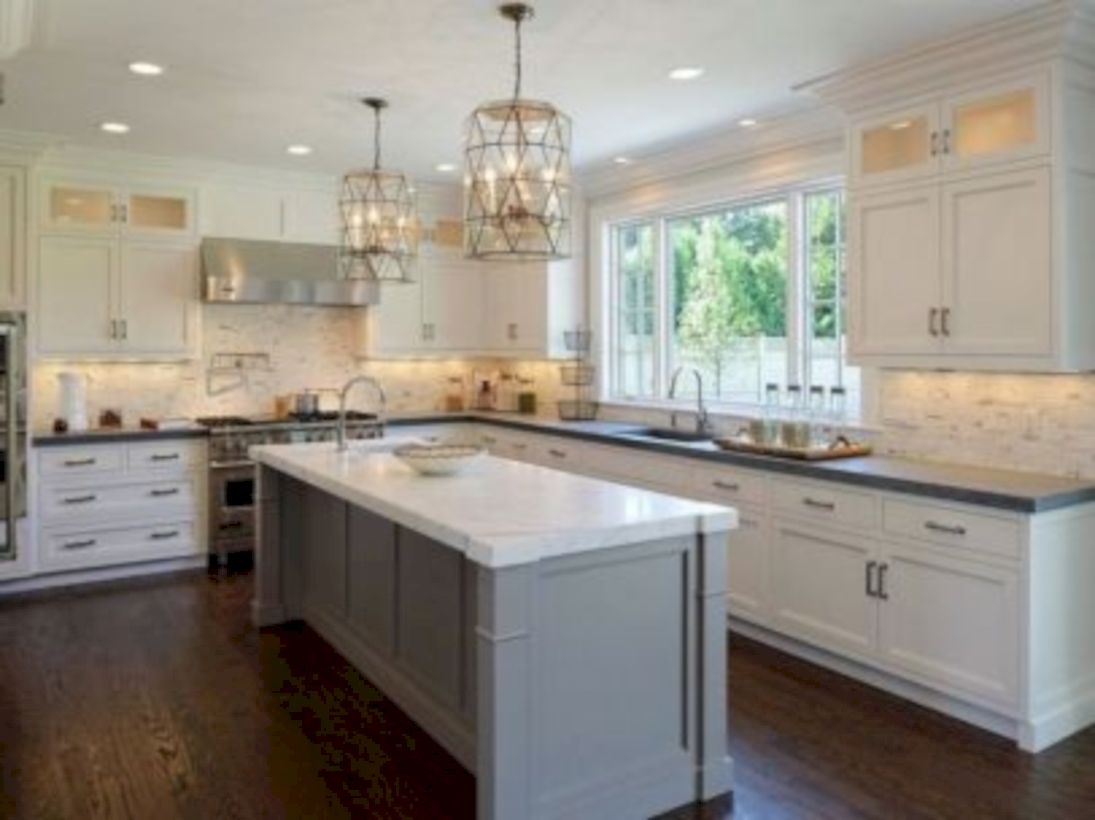 Charming custom kitchens cabinets designs 36