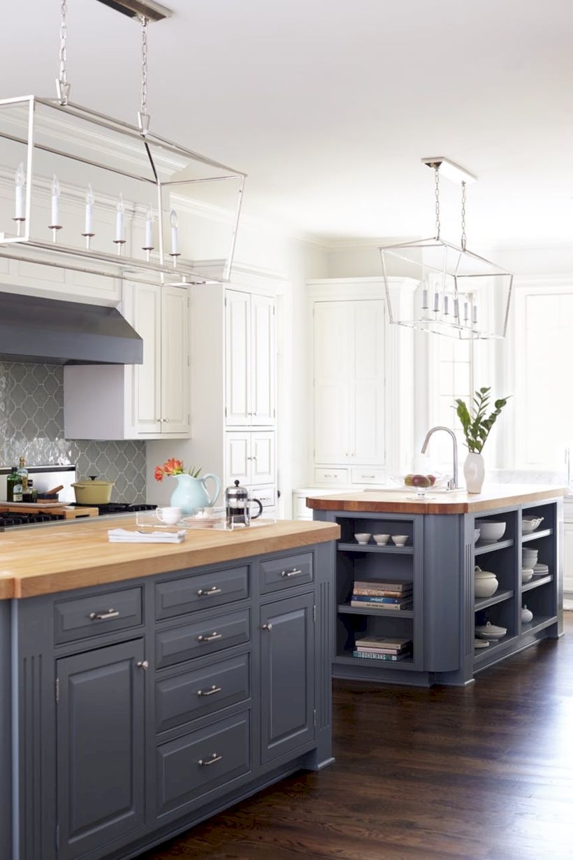 Charming custom kitchens cabinets designs 44