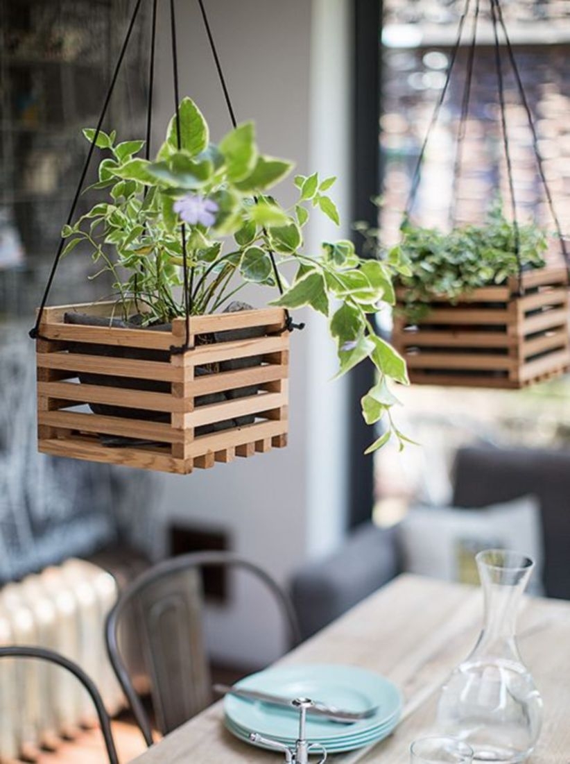 Charming outdoor hanging planters ideas to brighten your yard 03