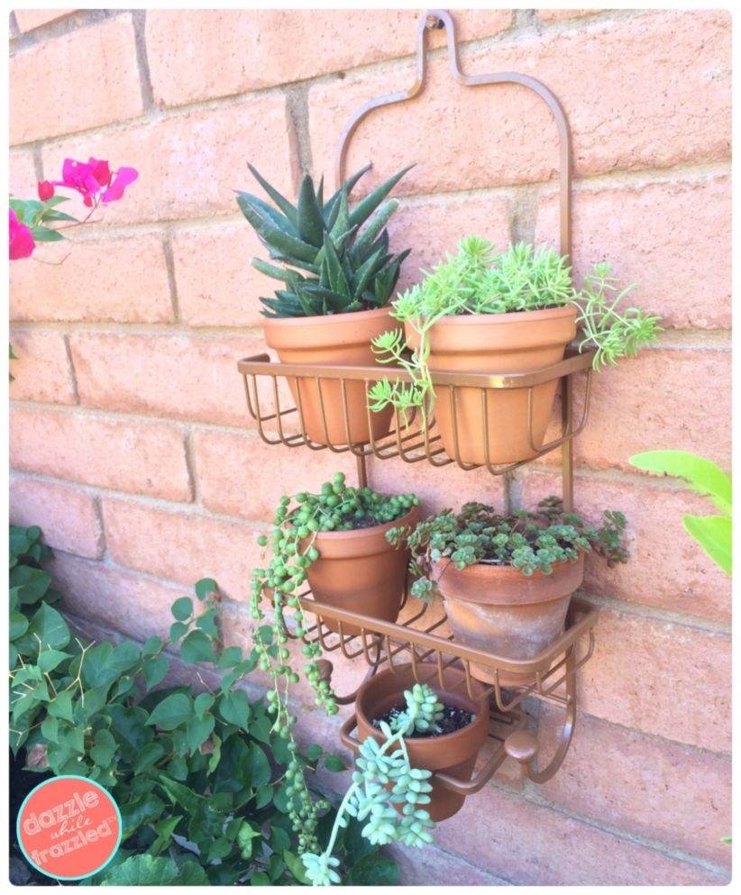 Charming outdoor hanging planters ideas to brighten your yard 26