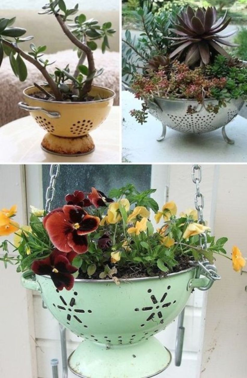 Charming outdoor hanging planters ideas to brighten your yard 30