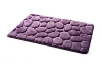 Creative bathroom with soft stone floor to massage your feet 04