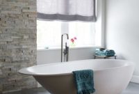 Creative bathroom with soft stone floor to massage your feet 09