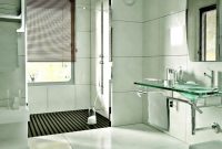 Creative bathroom with soft stone floor to massage your feet 11
