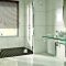 Creative bathroom with soft stone floor to massage your feet 11