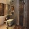 Creative bathroom with soft stone floor to massage your feet 20