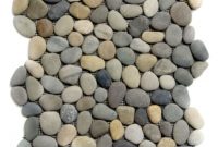 Creative bathroom with soft stone floor to massage your feet 24