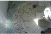 Creative bathroom with soft stone floor to massage your feet 25