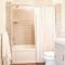 Creative bathroom with soft stone floor to massage your feet 27
