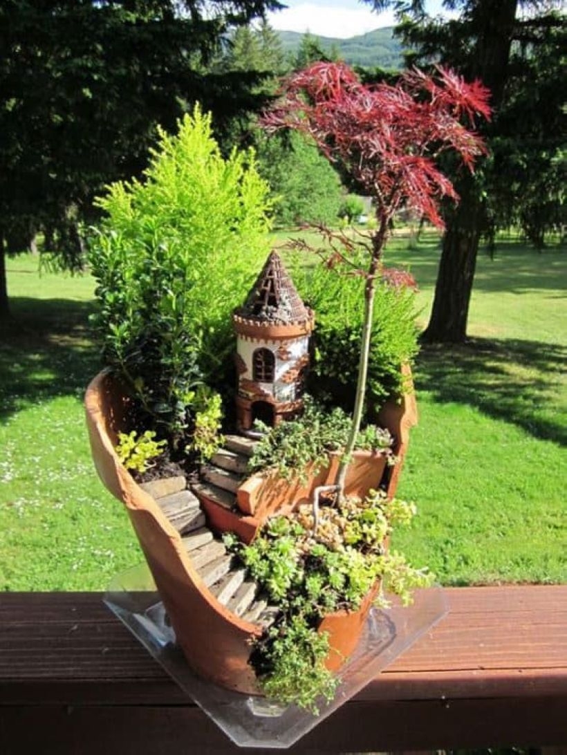 Creative garden potting ideas 12