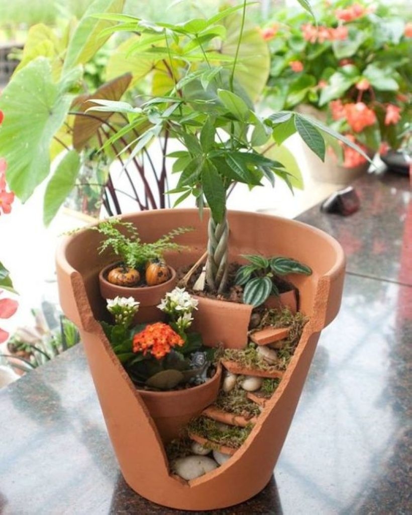 Creative garden potting ideas 15
