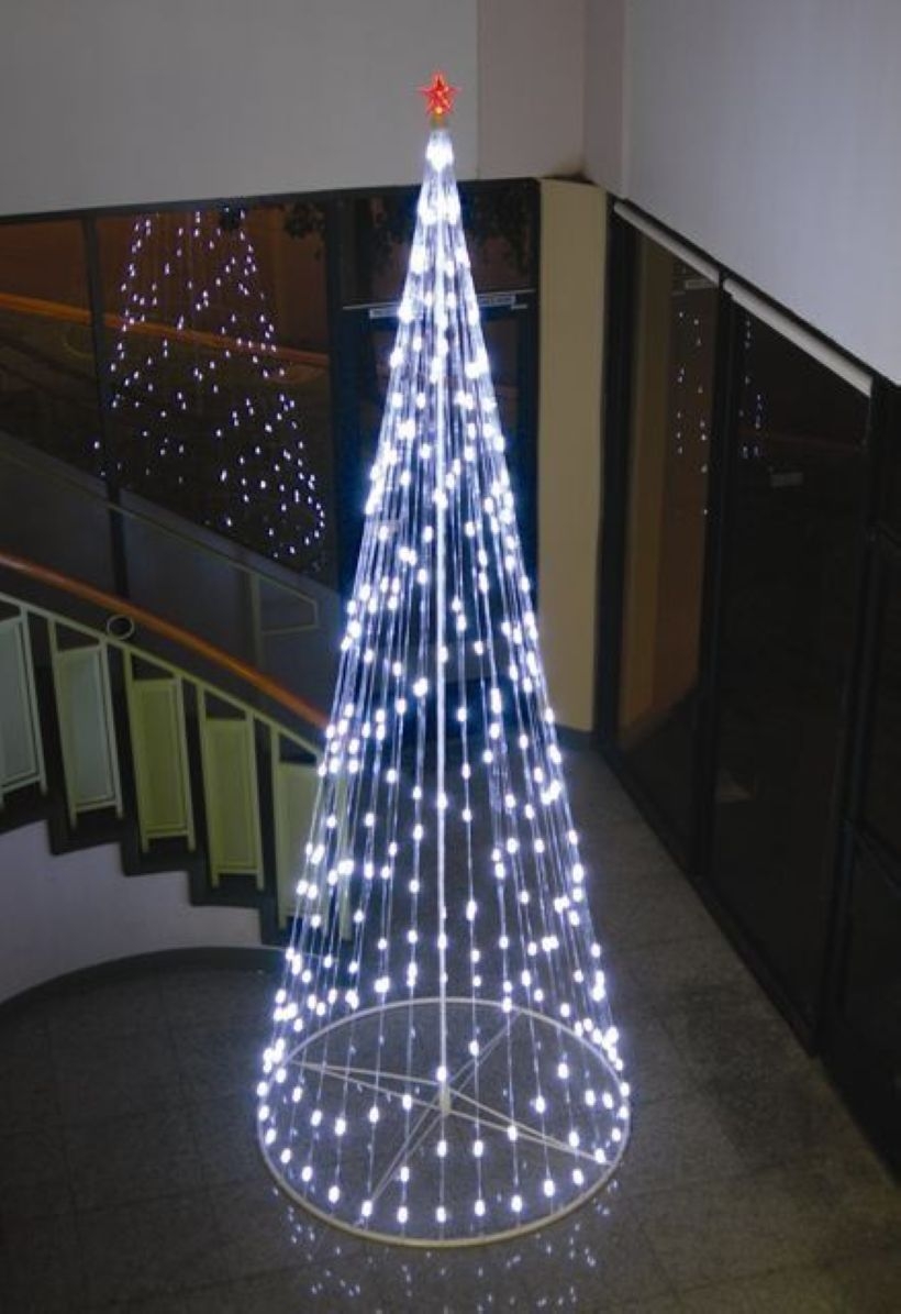 Diy christmas cone trees 11