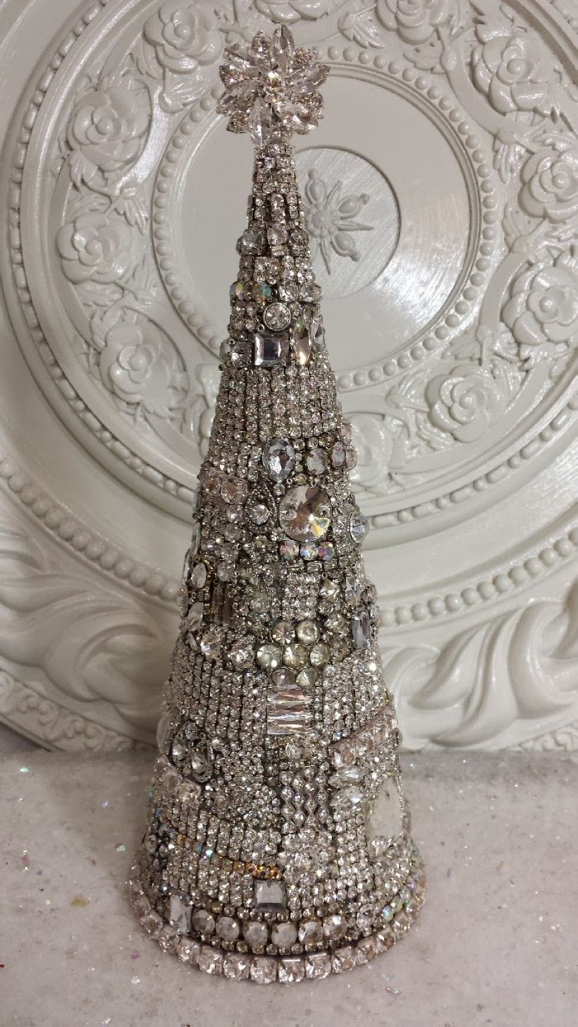 Diy christmas cone trees 12