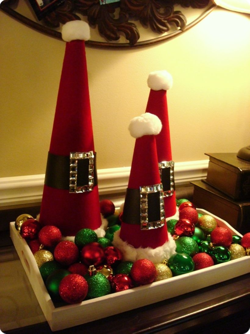 Diy christmas cone trees 26