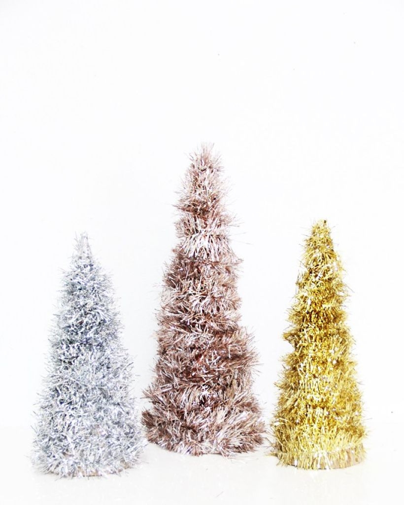 Diy christmas cone trees 27