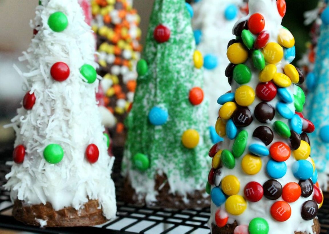 Diy christmas cone trees 34