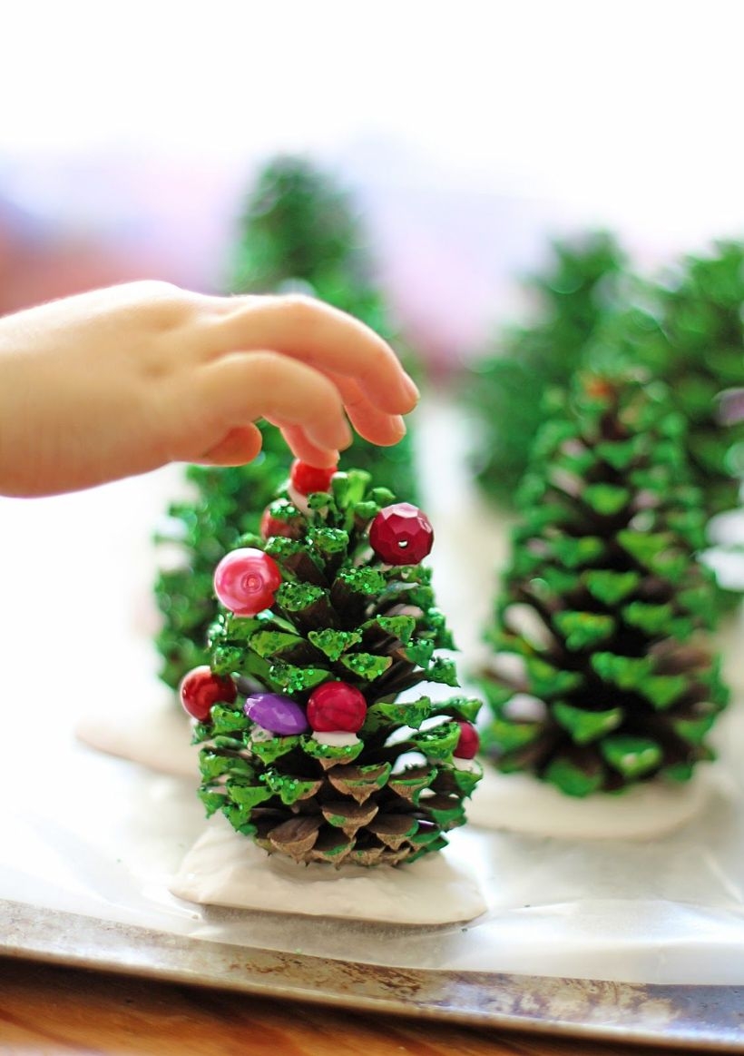 Diy christmas cone trees 43