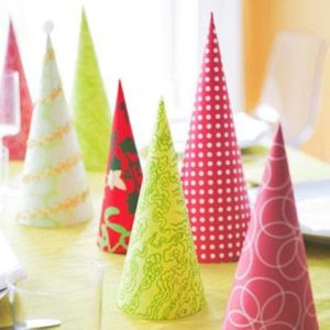 Diy christmas cone trees 45