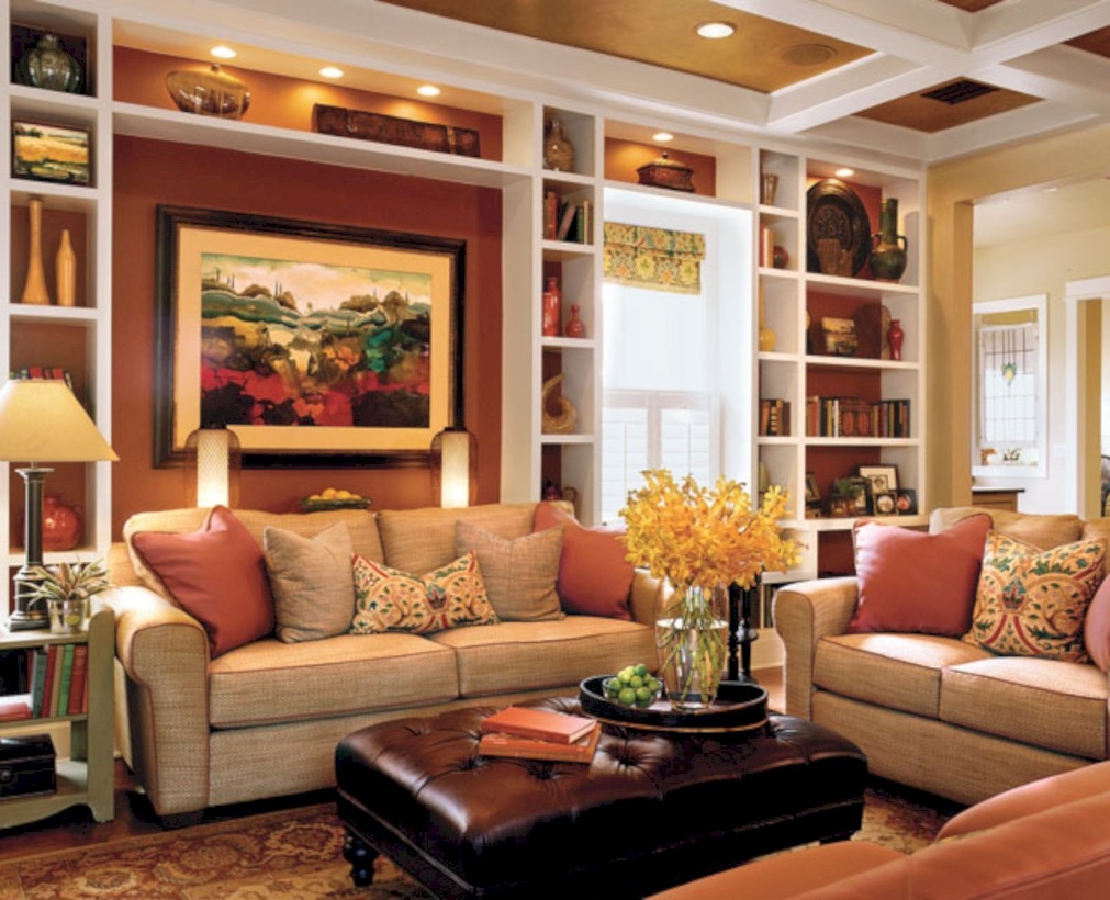 Diy wall shelves ideas for living room decoration 01