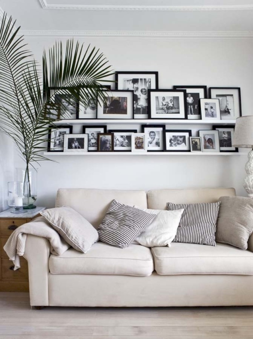 Diy wall shelves ideas for living room decoration 06