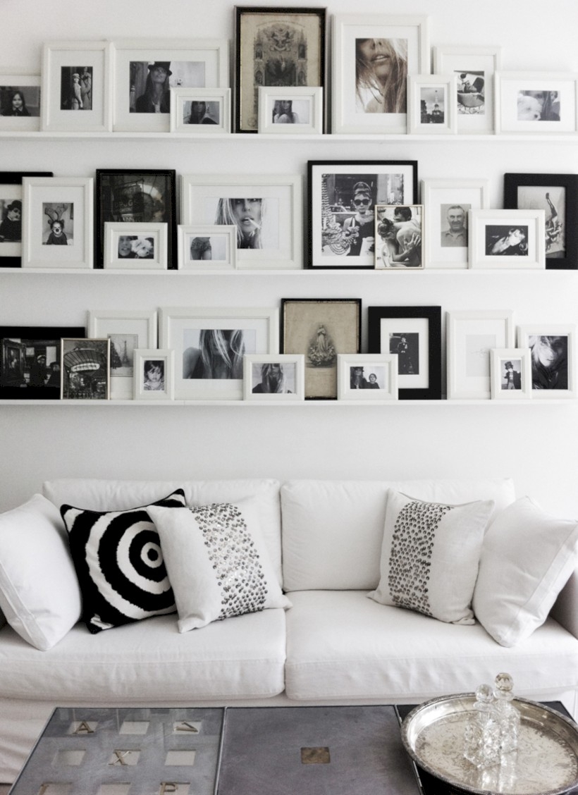 Diy wall shelves ideas for living room decoration 13