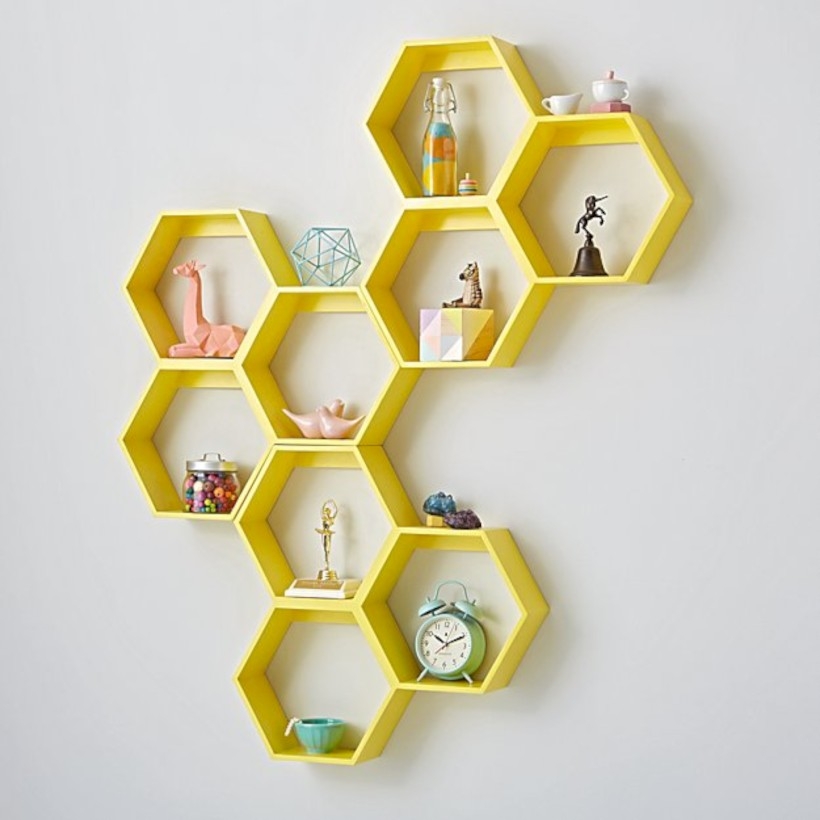 Diy wall shelves ideas for living room decoration 25