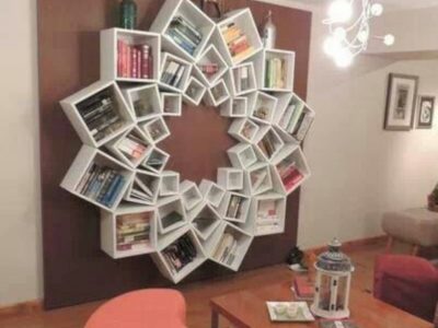 Diy wall shelves ideas for living room decoration 40