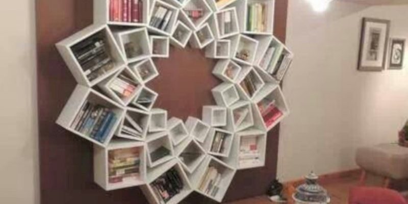 Diy wall shelves ideas for living room decoration 40