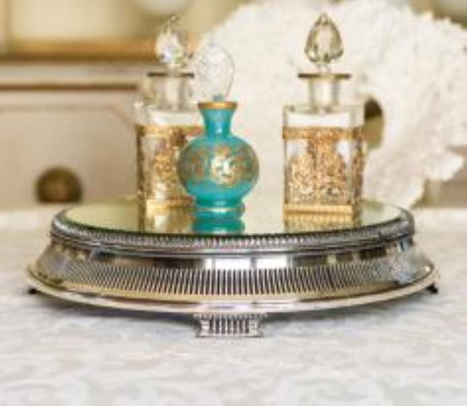 Easy diy footed vanity tray 12