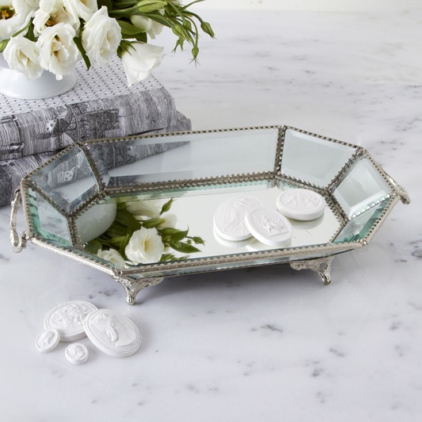 Easy diy footed vanity tray 13