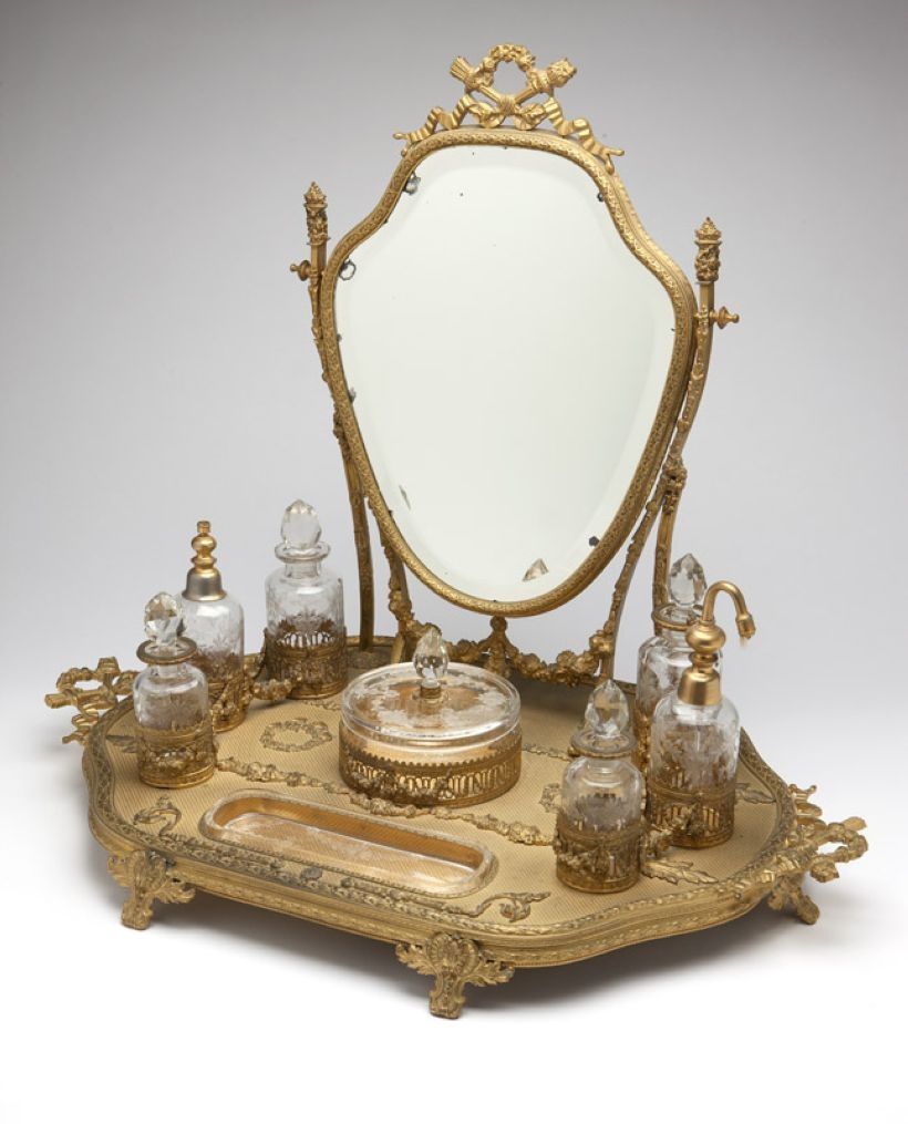 Easy diy footed vanity tray 14