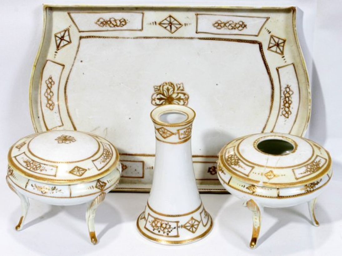 Easy diy footed vanity tray 16