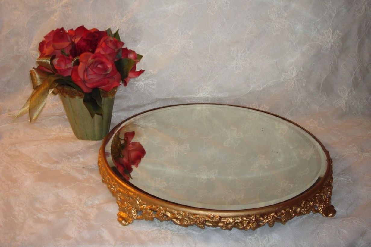 Easy diy footed vanity tray 18