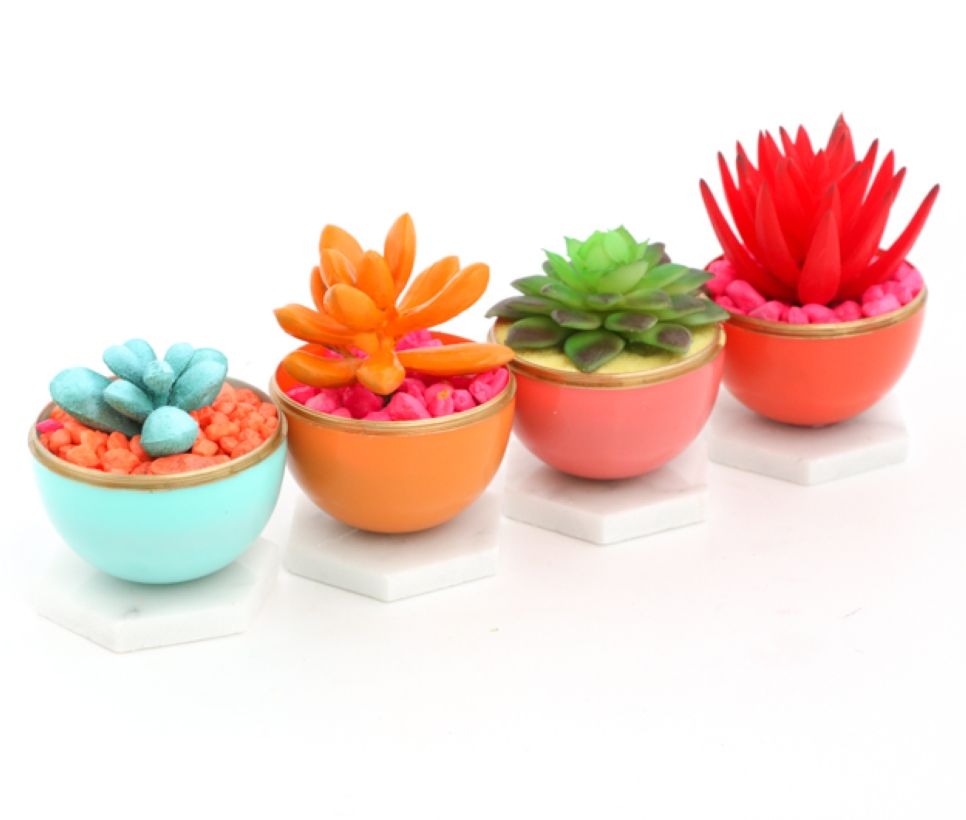 Faux cactus and succulent projects and ideas to decorate your home 05