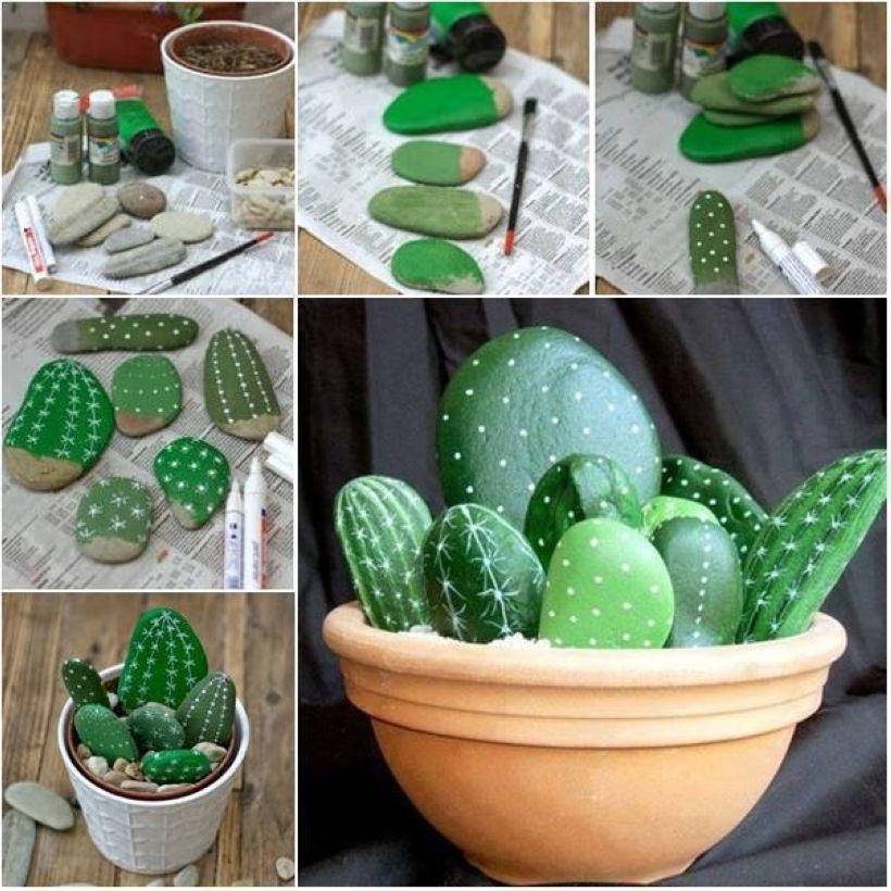 Faux cactus and succulent projects and ideas to decorate your home 09