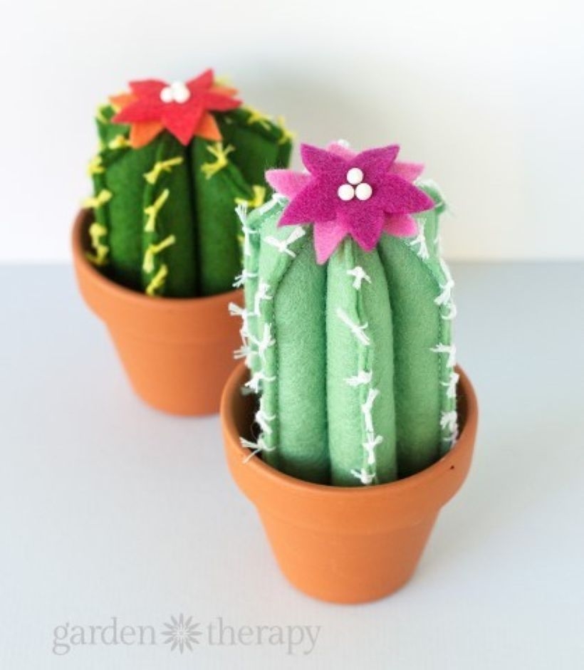 Faux cactus and succulent projects and ideas to decorate your home 35