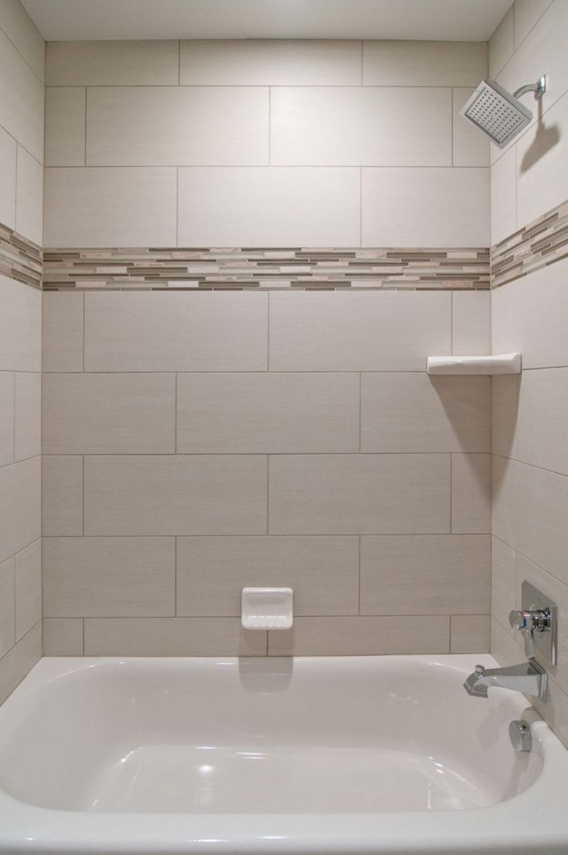 Half wall shower for your small bathroom design ideas 06