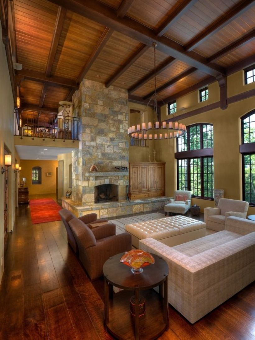 High ceilings accent wall with traditional and classic look 21
