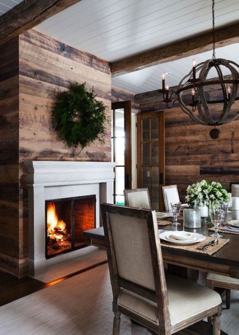 High ceilings accent wall with traditional and classic look 23