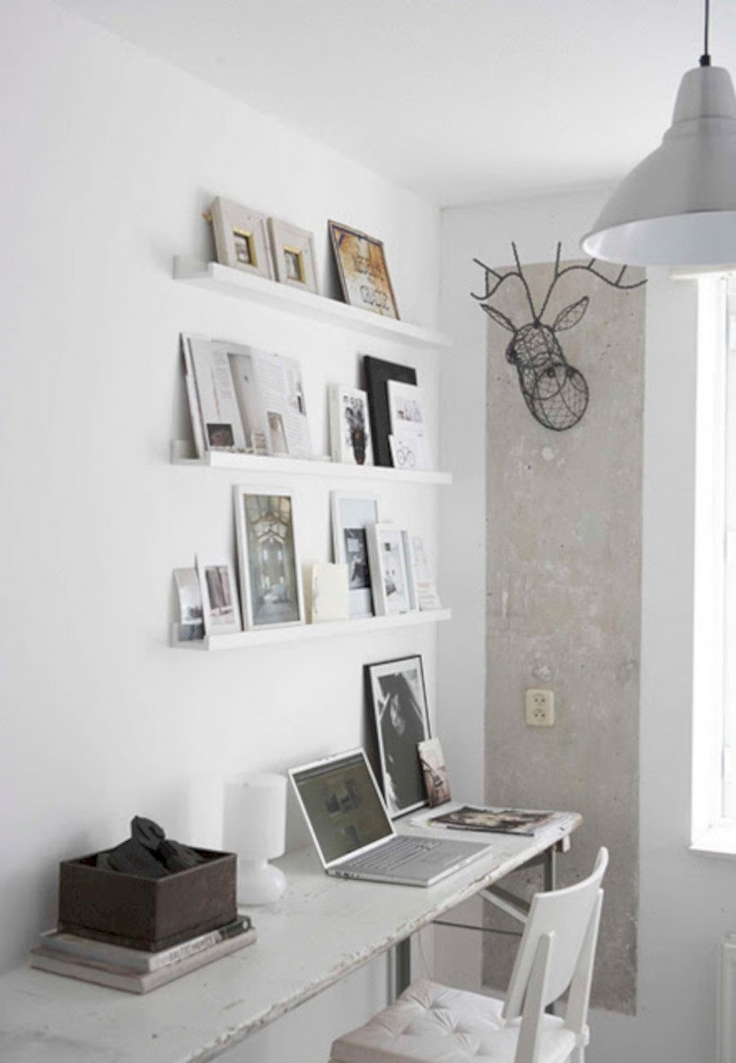 Neat and clean minimalist workspace design ideas for your home 02