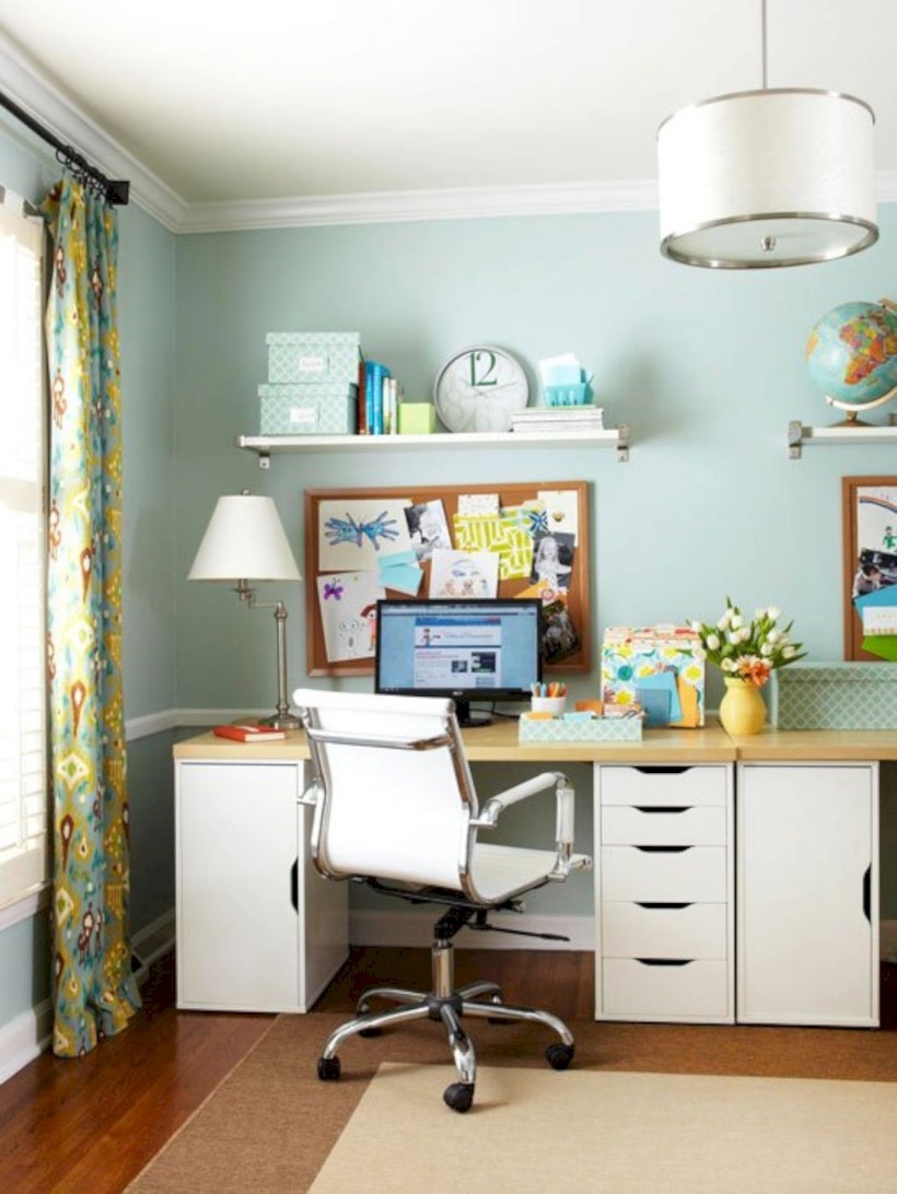 Neat and clean minimalist workspace design ideas for your home 03