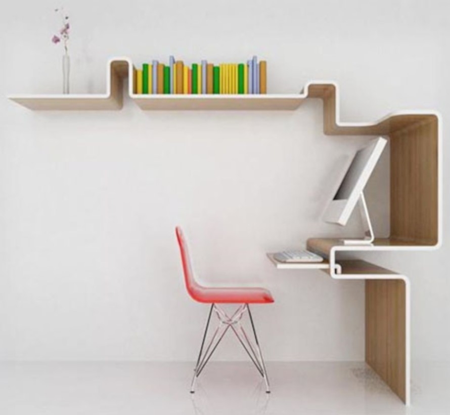 Neat and clean minimalist workspace design ideas for your home 07