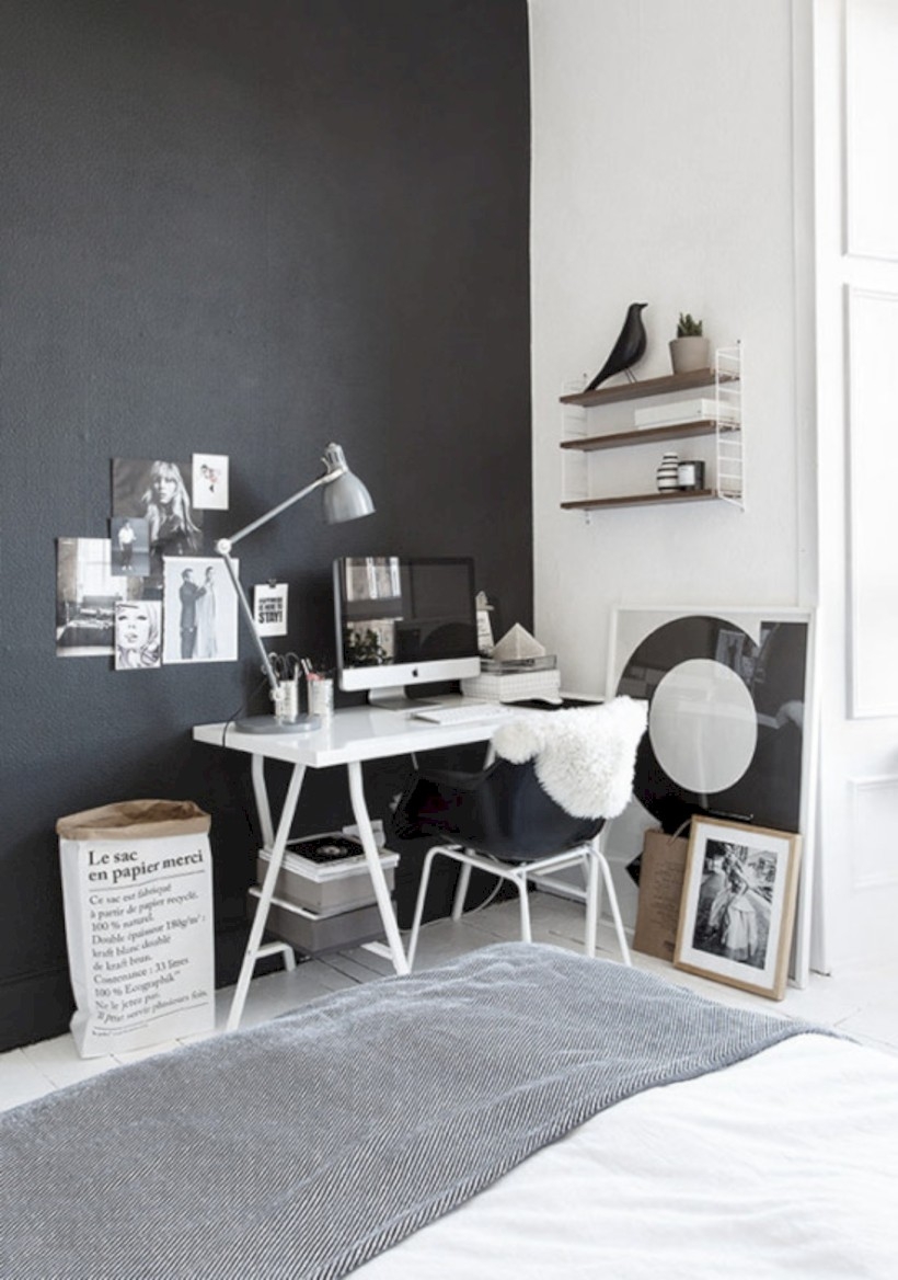 38 Neat And Clean Minimalist Workspace Design Ideas For Your Home ...