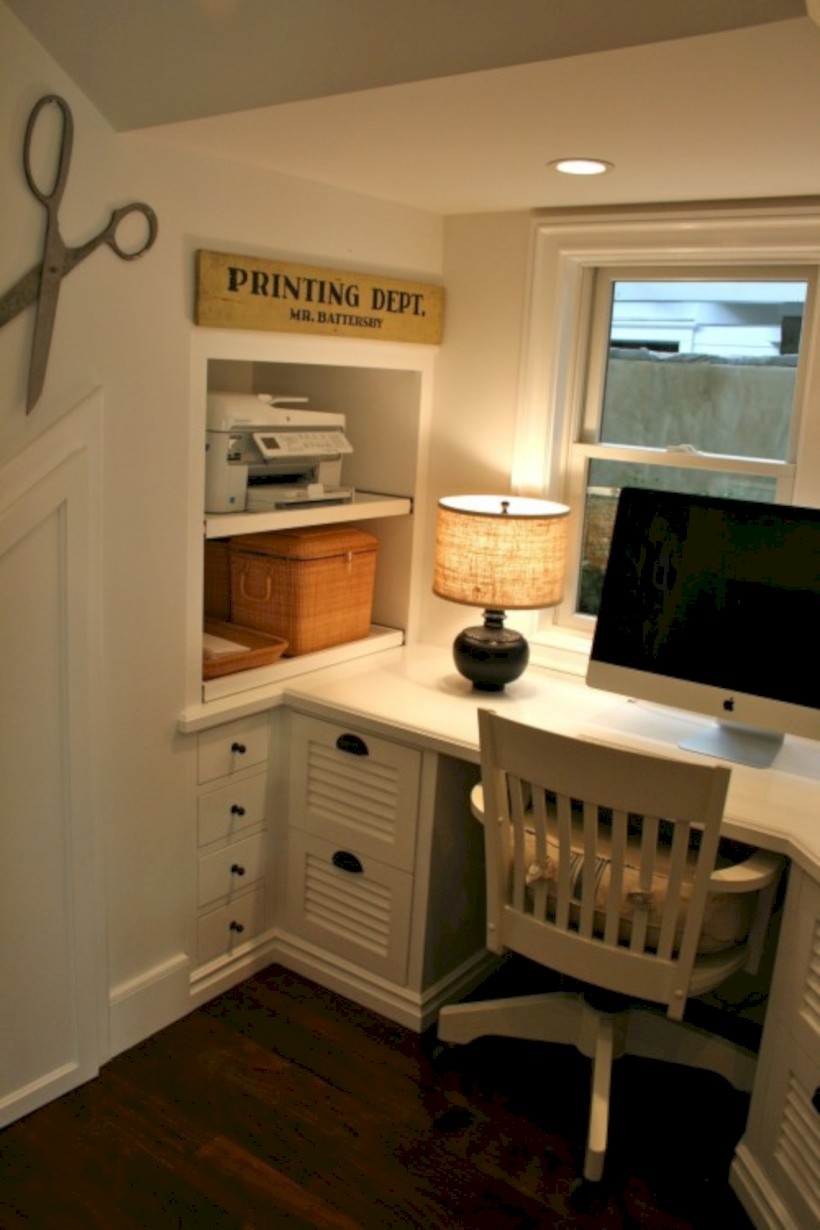Neat and clean minimalist workspace design ideas for your home 14