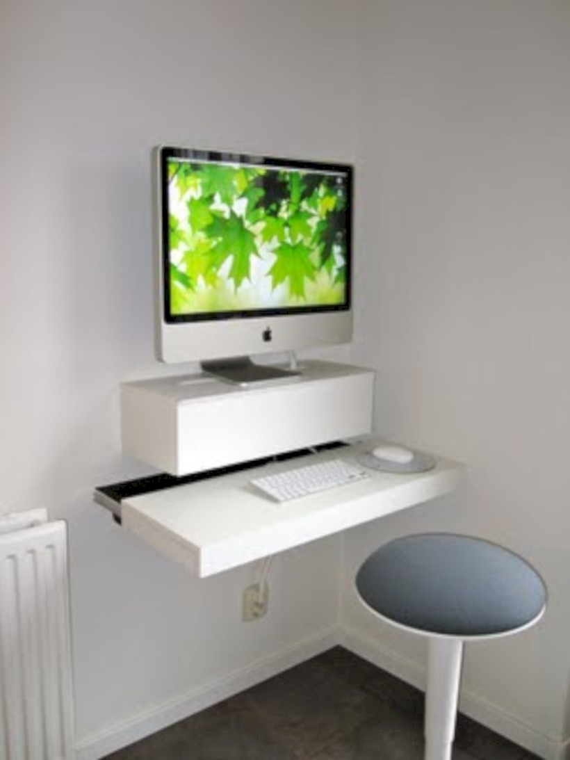 Neat and clean minimalist workspace design ideas for your home 18