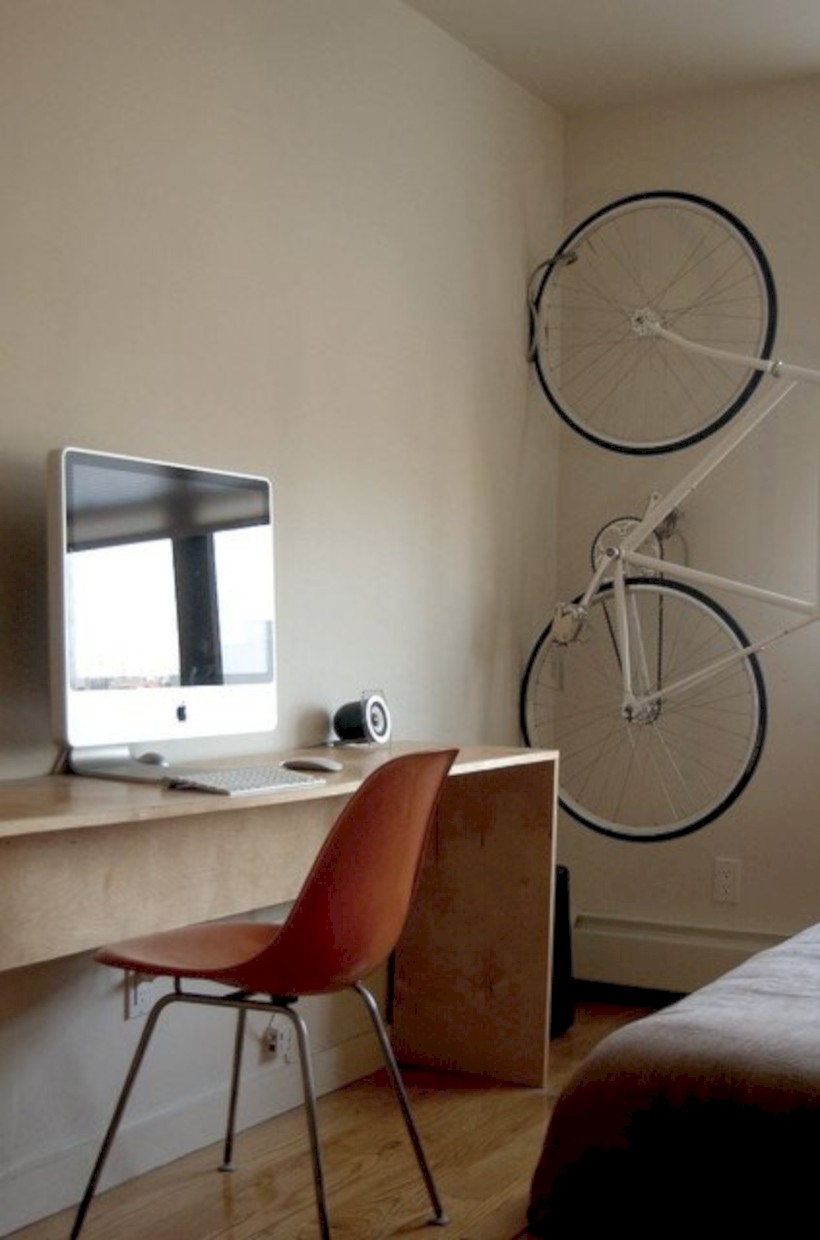 Neat and clean minimalist workspace design ideas for your home 31