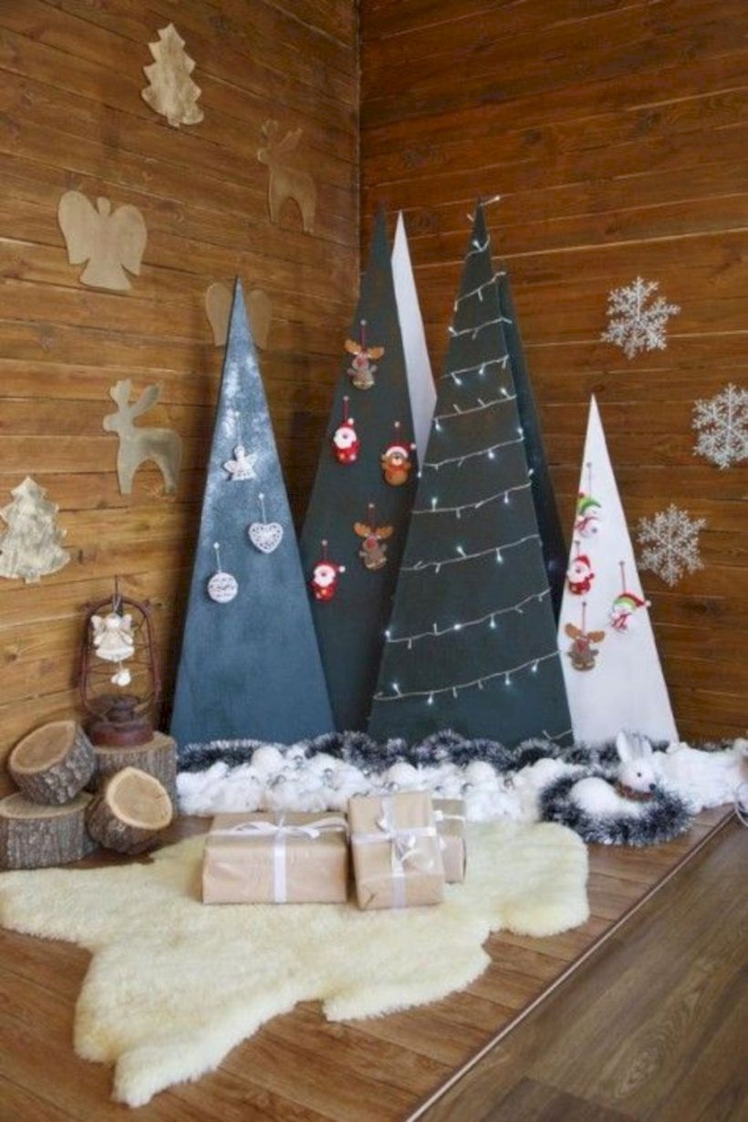 Non-traditional christmas tree to give to your home 01